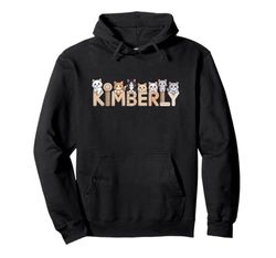 Kimberly Cat Trees - Personalized Cute Name Word Art Pullover Hoodie