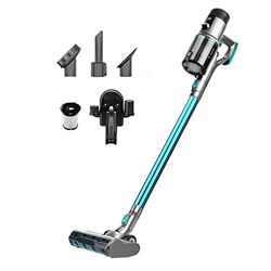 Cecotec Aspirador Escoba sin Cable Conga Rockstar 880 Titanium. 480 W y kPa, 3 en 1, Motor Digital, Cepillo Jalisco, 150 AW, Autonomía 100 mins, 3 Modos, Filtro Extra, Kit de Accesorios