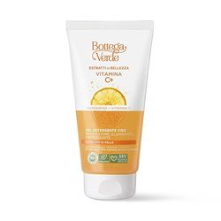 Bottega Verde, Estratti di bellezza, Vitamina C+, Gel Detergente Viso, 150 ml, con Mandarino e Vitamina C, Rinnovatore, Illuminante, Energizzante, per Tutti i Tipi di Pelle