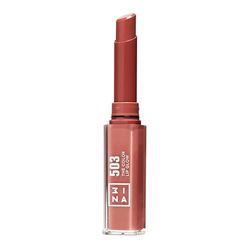 3INA MAKEUP - The Color Lip Glow 503 - Średni cielisty róż Lip Balm - Pomadka do ust z masłem Shea - Wysokie krycie ust o komfortowej konsystencji - Wysokie krycie - Vegan - Cruelty Free