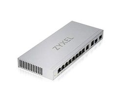 Zyxel Switch Non-administrable | Multi-gigabit 12 Ports avec 2 Ports 2,5 G et 2 Ports 10 G SFP+ | Commutateur de Bureau/ Montage Mural [XGS1010-12]