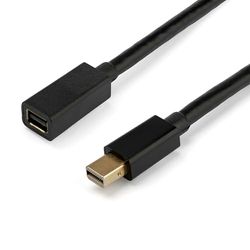 StarTech.com Cabo de extensão Mini DisplayPort de 91 cm, de vídeo 4 K x 2 K, extensão Mini DisplayPort macho a fêmea, cabo extensor mDP 1,2 (MDPEXT3)