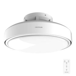 Cecotec Energysilence Lampaero 7500 Seabreeze Plafondventilator met licht zonder bladen, 15 W, 6 snelheden, bladloze technologie, afstandsbediening, timer, verstelbaar licht, compact design