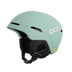 POC Obex MIPS - Lichte ski- en snowboardhelm voor optimale bescherming op en buiten de piste, Apophyllite Green Matt, XL-XXL (59-62cm)