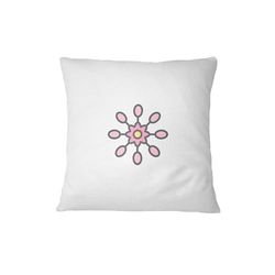Bona Basics, Funda de cojín Decorativa, decoración del hogar, para sofá, cafetería, Tamaño: 45X45 cm, Color: Blanco