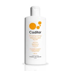 Caditar Cheveux Secs • Shampoing doux hydratant • Flacon 150ml • Sans Parabene, Sans Phénoxyéthanol et Sans Silicone • Fabriqué en France par LABORATOIRES PHARMA-RECHERCHE