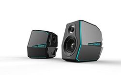 Edifier G5000 Altavoz para Juegos con Bluetooth 5.0 (aptX HD, aptX, SBC), Tres Modos de Sonido Ajustables e iluminación RGB para un Ambiente de Juego, Certificado de Audio de Alta resolución.