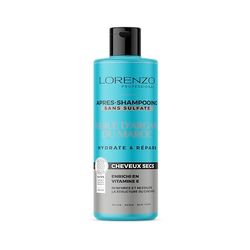 Lorenzo - Après-Shampoing Revitalisant à l’Argan du Maroc - Nourrissant, Anti-Frisottis - Sans Sulfate, Paraben, Silicone, Colorant - 500ml