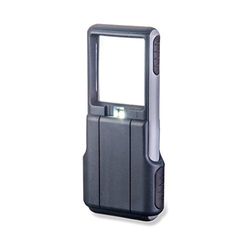 Carson MiniBrite Lente d’ingrandimento tascabile 3x con luce LED integrata e custodia scorrevole (PO-25)