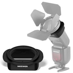 NEEWER SFR2 Anello adattatore testa quadrata in silicone per Z760 NW760 NW700 NW620 NW635II TT560 Speedlight quadrato M12 Dome Diffusore CRM2 Testa Flash Rotonda Magnetica Accessorio Gel Kit Colore