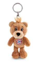 NICI- Portachiavi FC Bayern Orsetto Berni 10cm Marrone dalla Produzione sostenibile, Colore, 49071