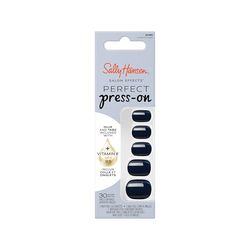 Sally Hansen - Uñas postizas para salón con efectos perfectos prensas, 461 LUNAR ECLIPSE, no daña tus uñas naturales, manicura rápida y fácil, resultado profesional, cápsulas reutilizables.