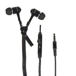 LogiLink HS0021 Zipper In-Ear koptelefoon met microfoon zwart