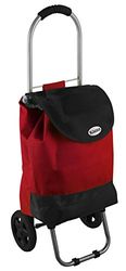 King Home T1407003 boodschappentrolley, rood, tweekleurig