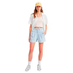 Levi's Featherweight MOM Short MED Indigo - Worn IN, zwembad party, 23