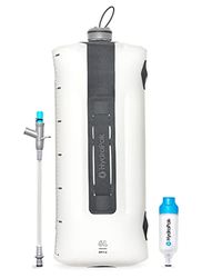 Hydrapak Seeker + 4 liter tank met drinkwaterfilter voor volwassenen, uniseks, helder, 6 l