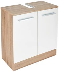 Pelipal 380 Roma Armário para lavatório, réplica de carvalho Terra de Sanremo, 33,0 x 60,0 x 62,0 cm