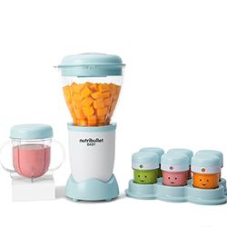 nutribullet blender 1412 Baby Food maker with date markers, White, One size