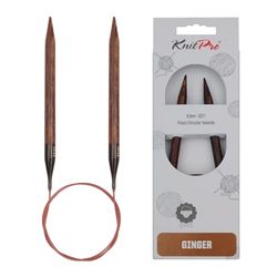 KnitPro Épingles à Tricoter Assorties 40 cm x 8 mm, Bois, Coloris Assortis, 40cm x 8mm