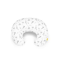 skiddoü Ammi borstvoedingskussen, ergonomisch kussen voor baby's, om te positioneren, eenvoudig voeden, veilig materiaal, hypoallergeen, afneembare kussensloop, wit