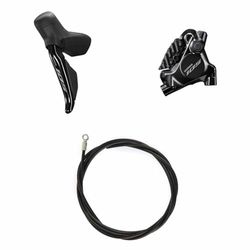 Shimano Unisex – vuxen 105 Di2 BR-R7170 skivbroms, svart, 1000 mm