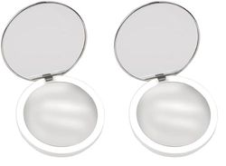 STYLPRO Flip 'n' Charge LED Mirror with Power Bank for Phones, Rechargeable, Handheld + Compact Mirror, Portable, 3 x Magnification (Pack of 2)