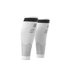 COMPRESSPORT Mixte R2v2 Manchon de Compression Mollets, Blanc, 4 ans EU