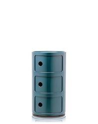 Kartell Componibile Elementos modulares, azul, 32 x 32 x 58,5 cm, 3 elementos