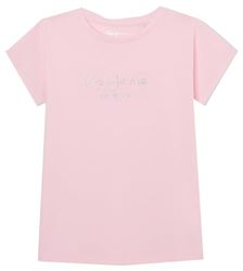 Pepe Jeans Nuria T-shirt voor meisjes, roze, 4 jaar, Roze (Roze), 4 Jaren