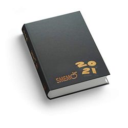 SMEMO 16 maanden, 2021 cm, 11 x 15 cm, antiek goudkleurig logo