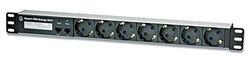 Gude 8311 – 1 Metered PDU, 7 prese, con opzioni di valutazione/misurazione integrato, Nero