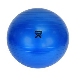 CanDo Exercise Ball, non-slip, inflatable, blue, 85cm