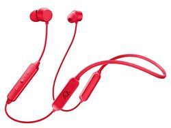 AQL Bluetooth-kraag flexibele, draadloze in-ear hoofdtelefoon met magneetsluiting voor iPhone, Samsung, Huawei en andere smartphones, rood