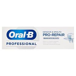 Oral B Dentifrice Pro Repair Professionnel, Gencives et Vernis avec Action Blanchiment Dents Délicates, Neutralise les bactéries, Réduit les irritations 1 Paquet X 75 ml