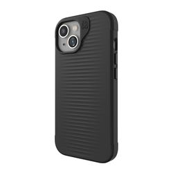 ZAGG Luxe Snap - Custodia protettiva per iPhone 15, protezione dalle cadute (3 m), materiale in grafene resistente, sottile e leggera, custodia MagSafe per iPhone 15, nera