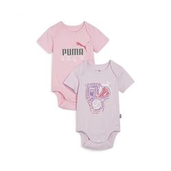 PUMA MINICATS Newborn Bodysuit 2pcs Set, Complessivamente Adulti Unisex, Grape Mist