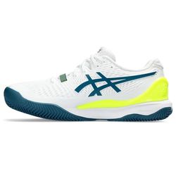 Asics Gel-Resolution 9 Clay Man Tennis skor Vit Blå