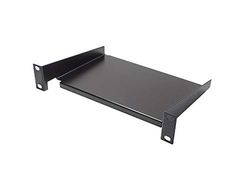Alcasa GC-N0101 accesorio de bastidor Rack shelf - Accesorio de rack (Rack shelf, Negro, Acero, 1U, Ovalado, 254 mm)