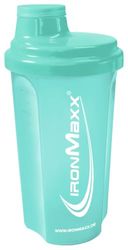 IronMaxx Shaker à protéines - Turquoise 700 ml | Shaker à protéines avec bouchon vissé, passoire, échelle | anti-fuite, sans BPA, lavable
