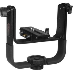 Manfrotto 393 - Soporte de teleobjetivo Pesado para monopié, sustituye al 3421, Color Negro