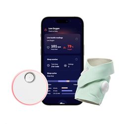 Owlet Dream Sock - Vigilabebés Inteligente - Seguimiento de lecturas de Salud en Vivo - Verde (Mint)