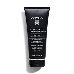 Apivita Black Detox Cleanser, 150 ml