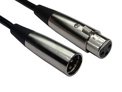 RS PRO XLR-kabel 3-polig, XLR 3-polig, XLR 10m zwart