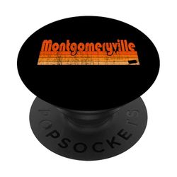 Montgomeryville, Pensilvania Estilo retro de los 80 PopSockets PopGrip Adhesivo
