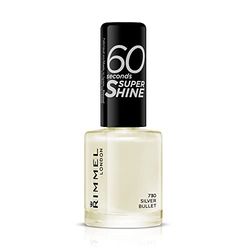 Rimmel 60 Seconds Super Shine Nail Polish - Silver Bullet