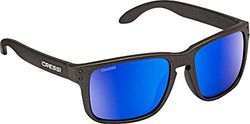 Cressi Blaze Sunglasses Óculos de sol HTC polarizados e repelentes à água, adultos unissexo, carbono/espelhadas lentes azuis, tamanho único