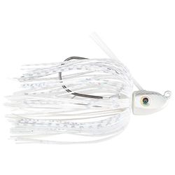 Strike King Tour Grade Swim Jigs Appât, Mixte, TGSJ38-204, Blanc, 0.375-Ounce