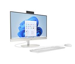 HP 24-cr0000sl All-in-One, Intel Core i3-1315U, 8 GB RAM, LPDDR4, 512 GB SSD NVMe, grafische kaart, Intel UHD, 23,8 inch FHD IPS, wifi, geïntegreerde audio met 2 W, Windows 11, geen touch, wit, 24