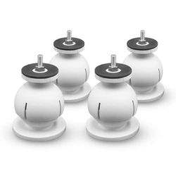 Errecom Mini Steady vloerstandaard verstelbaar voor externe units airconditioning en warmtepompen, RAL 9016 - wit, 4 stuks