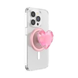 PopSockets Impugnatura rotonda compatibile con MagSafe, anello adattatore incluso, supporto per telefono, compatibile con ricarica wireless - Dicro Heart